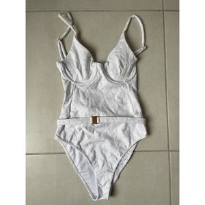 Kenny Flowers White Floral One Piece Swimsuit